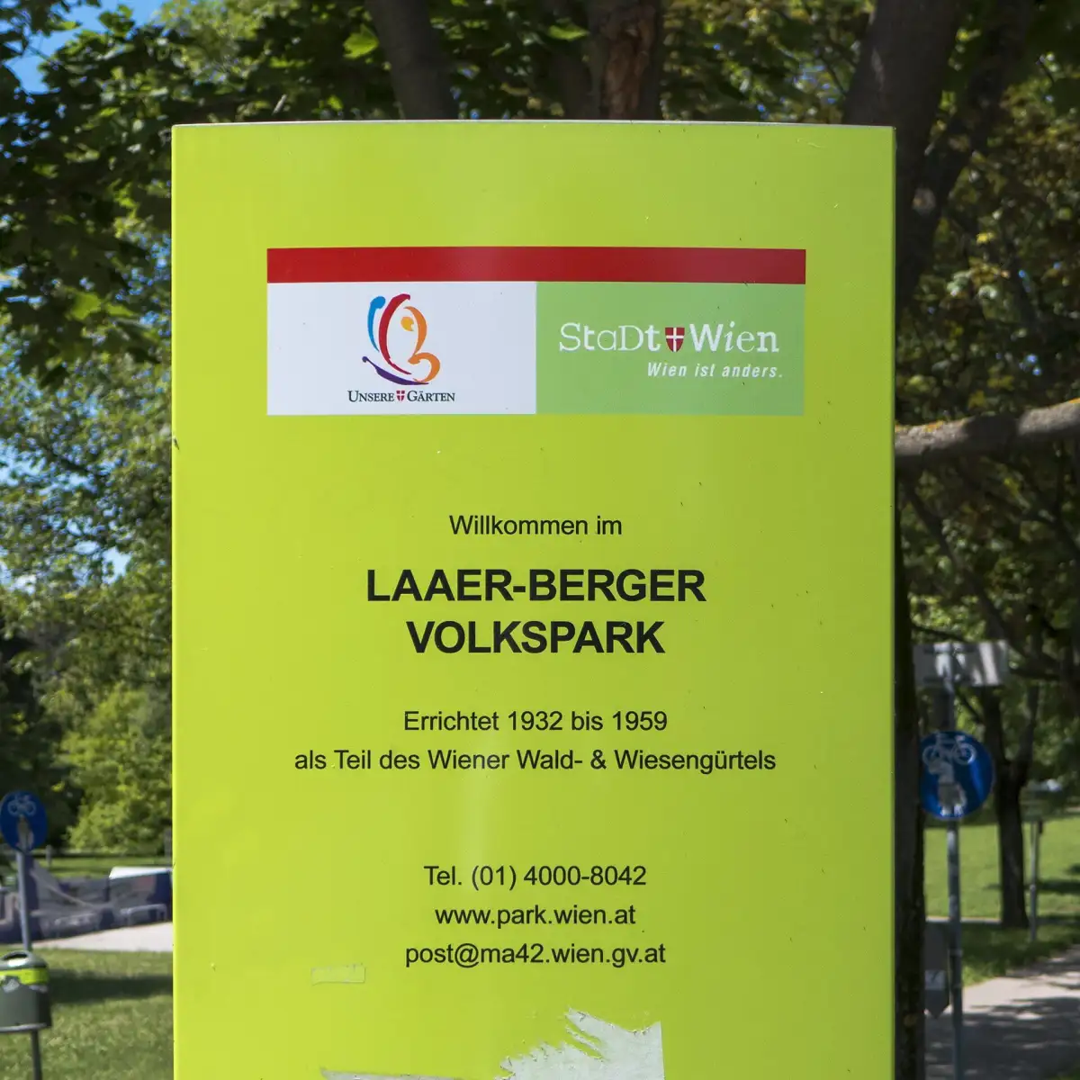Der Volkspark Laaerberg in Favoriten