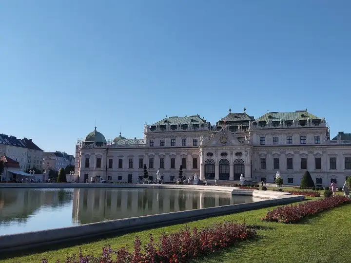 Belvedere in Wien: das Obere Belvedere, Sommersitz von Prinz Eugen