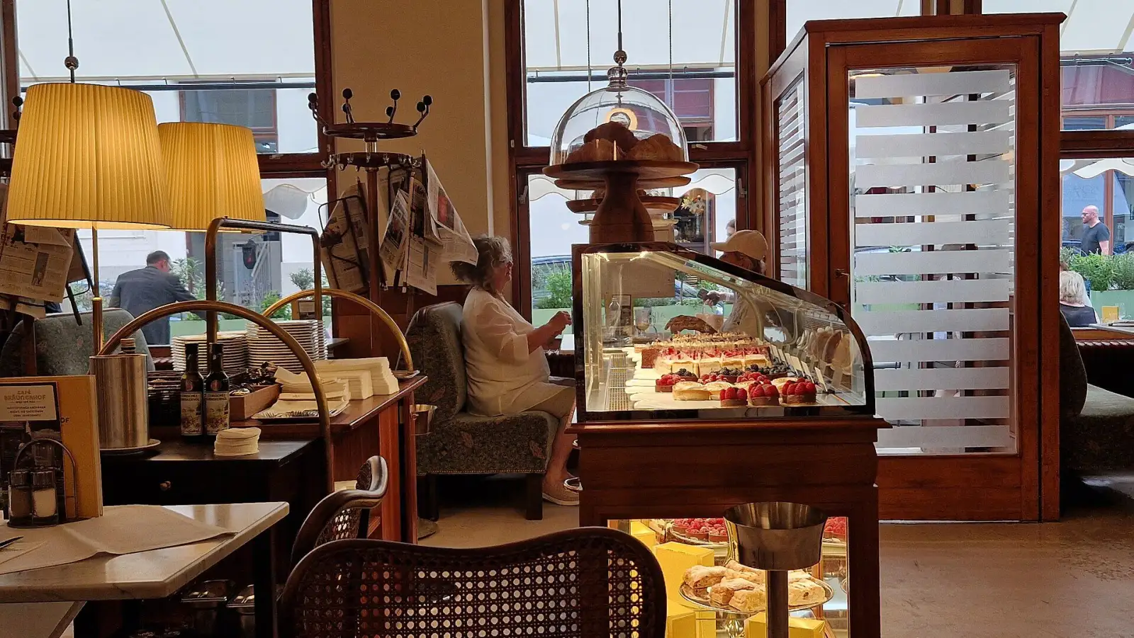 Das Café Bräunerhof in der Stallburggasse