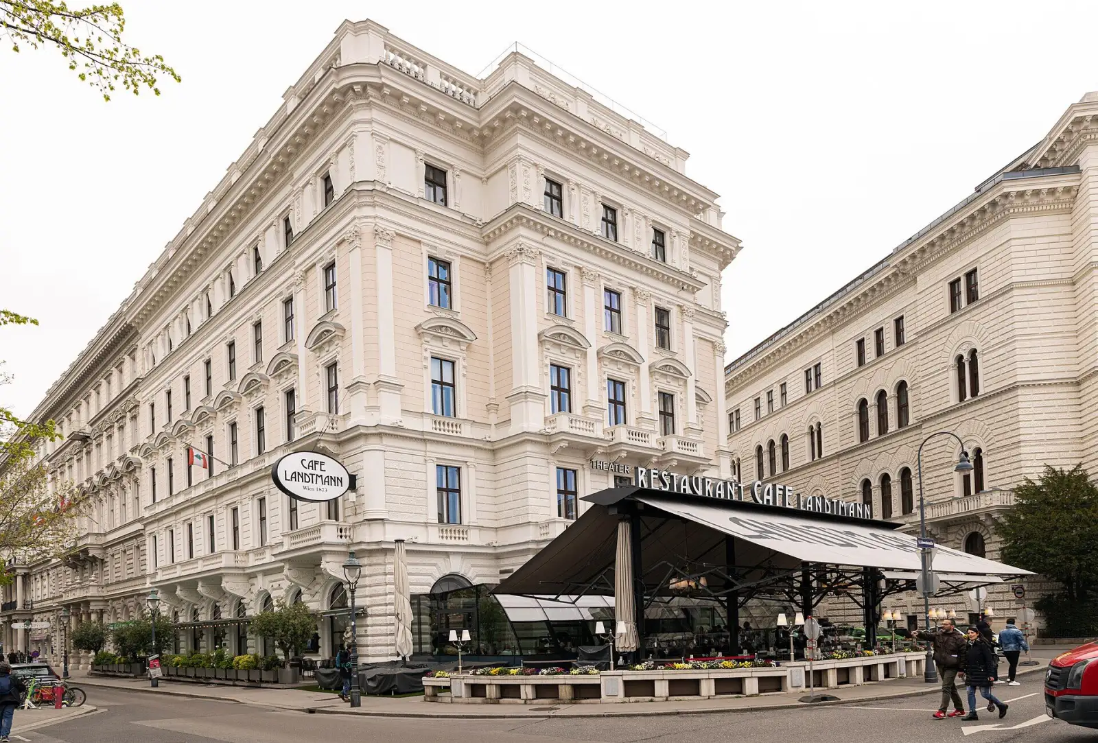 Das Café Landtmann an der Ringstraße