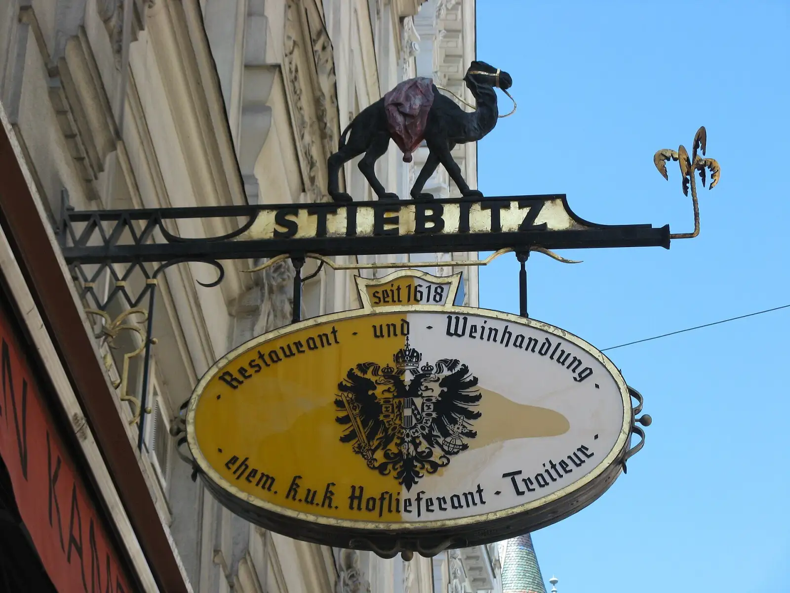 Das Zum Schwarzen Kameel in der Bognergasse