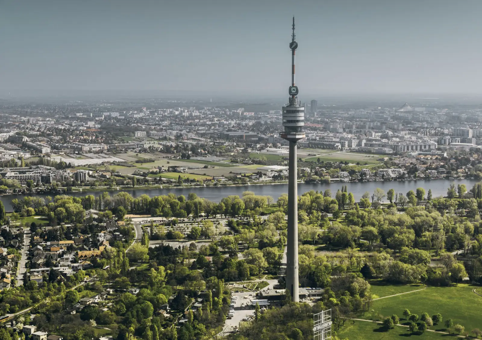 Der Donauturm in Wien