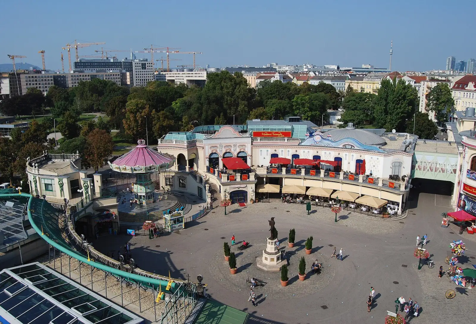 Der Riesenradplatz im Wiener Prater
