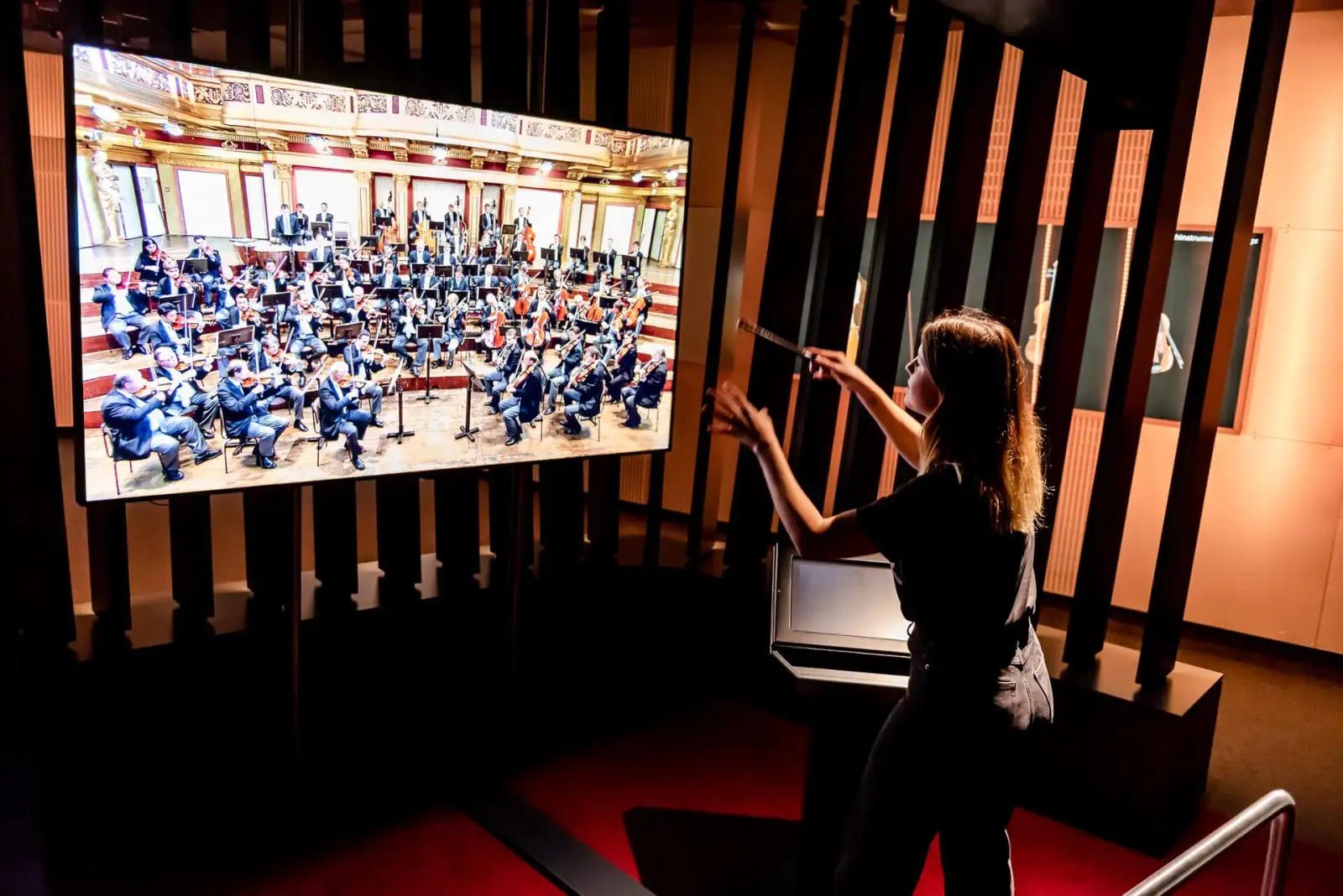 Der virtuelle Dirigent im Haus der Musik in Wien