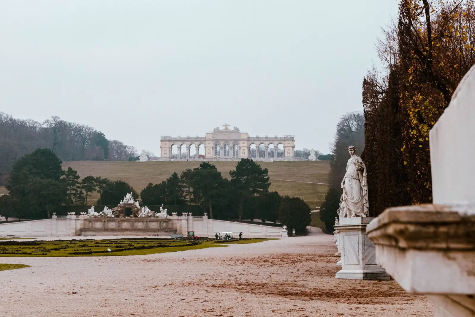 Die Gloriette im Schlosspark Schönbrunn