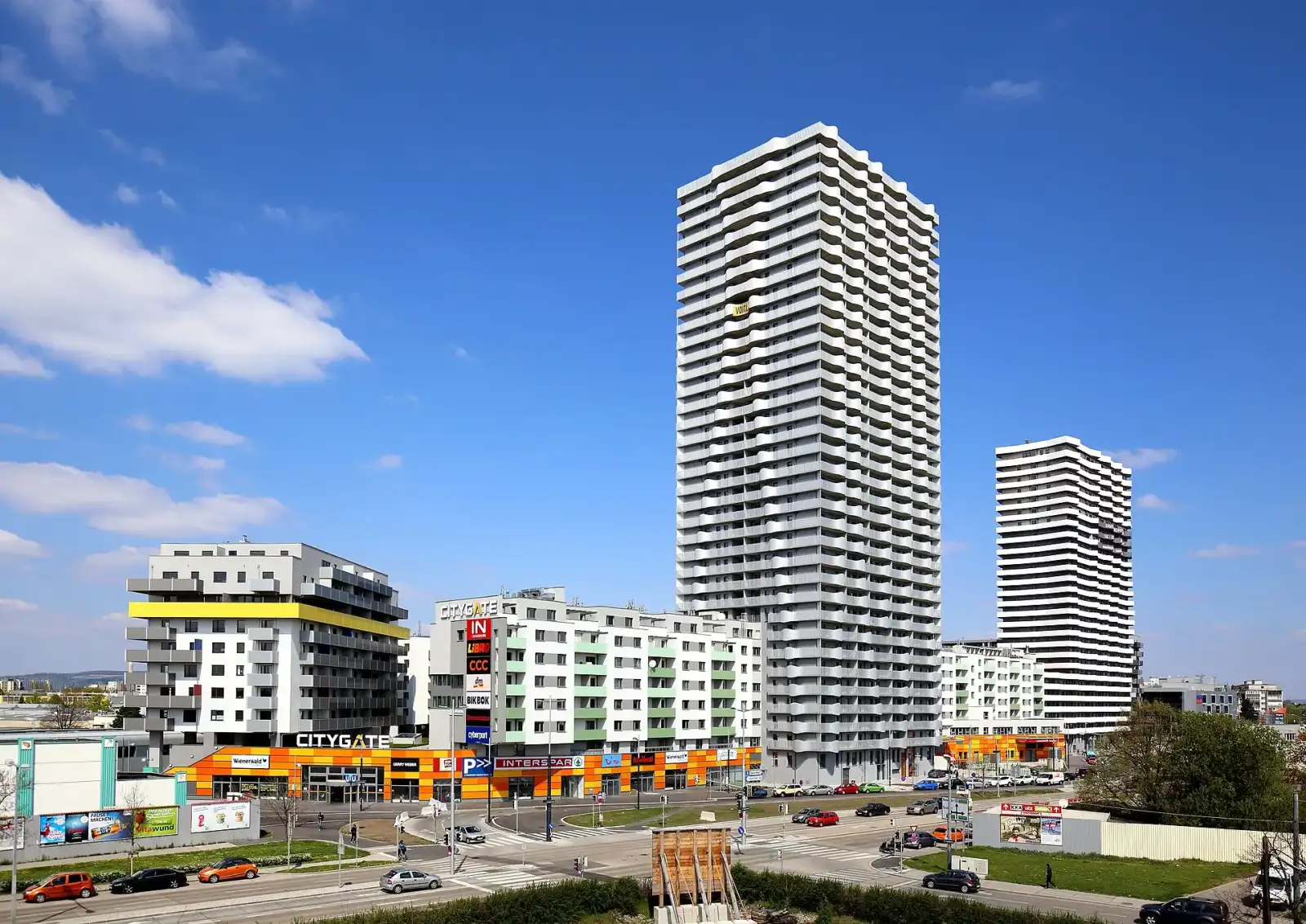Die Türme des Citygate in Floridsdorf