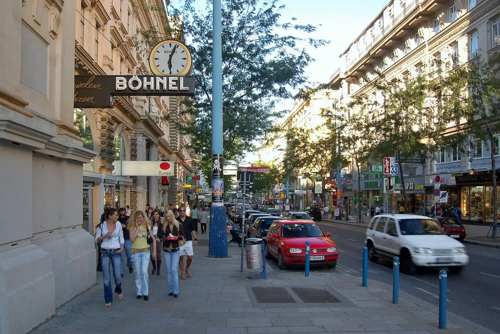 Einkaufstraßen Wien: Blick in die Mariahilfer Straße