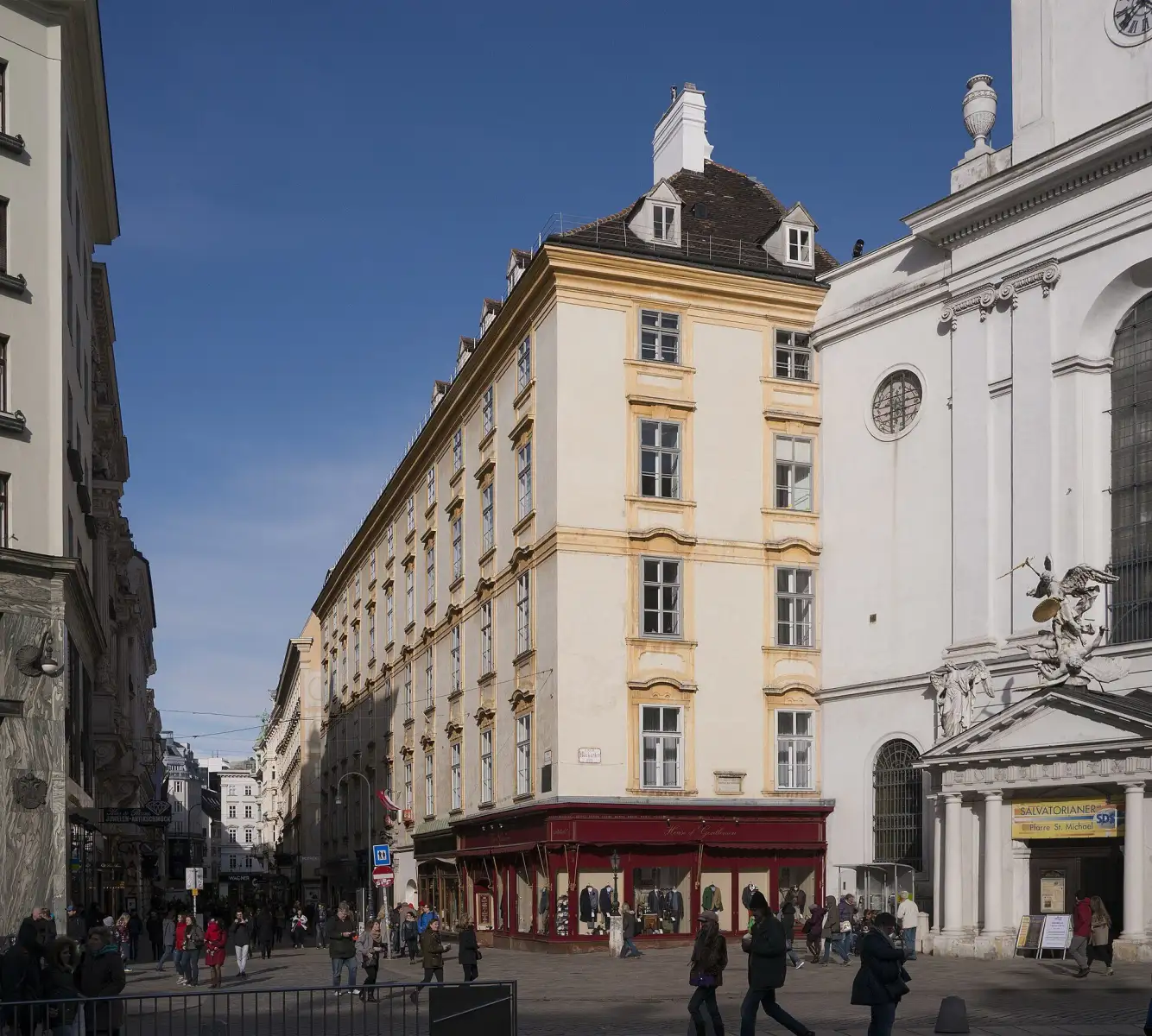 Großes Michaelerhaus am Kohlmarkt 11 in Wien