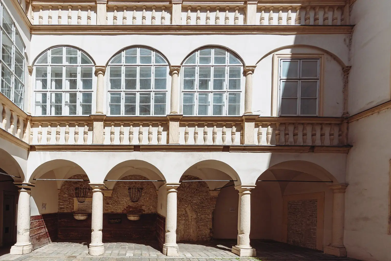 Innenhof des Hauses Bäckerstraße 7 in der Wiener Innenstadt