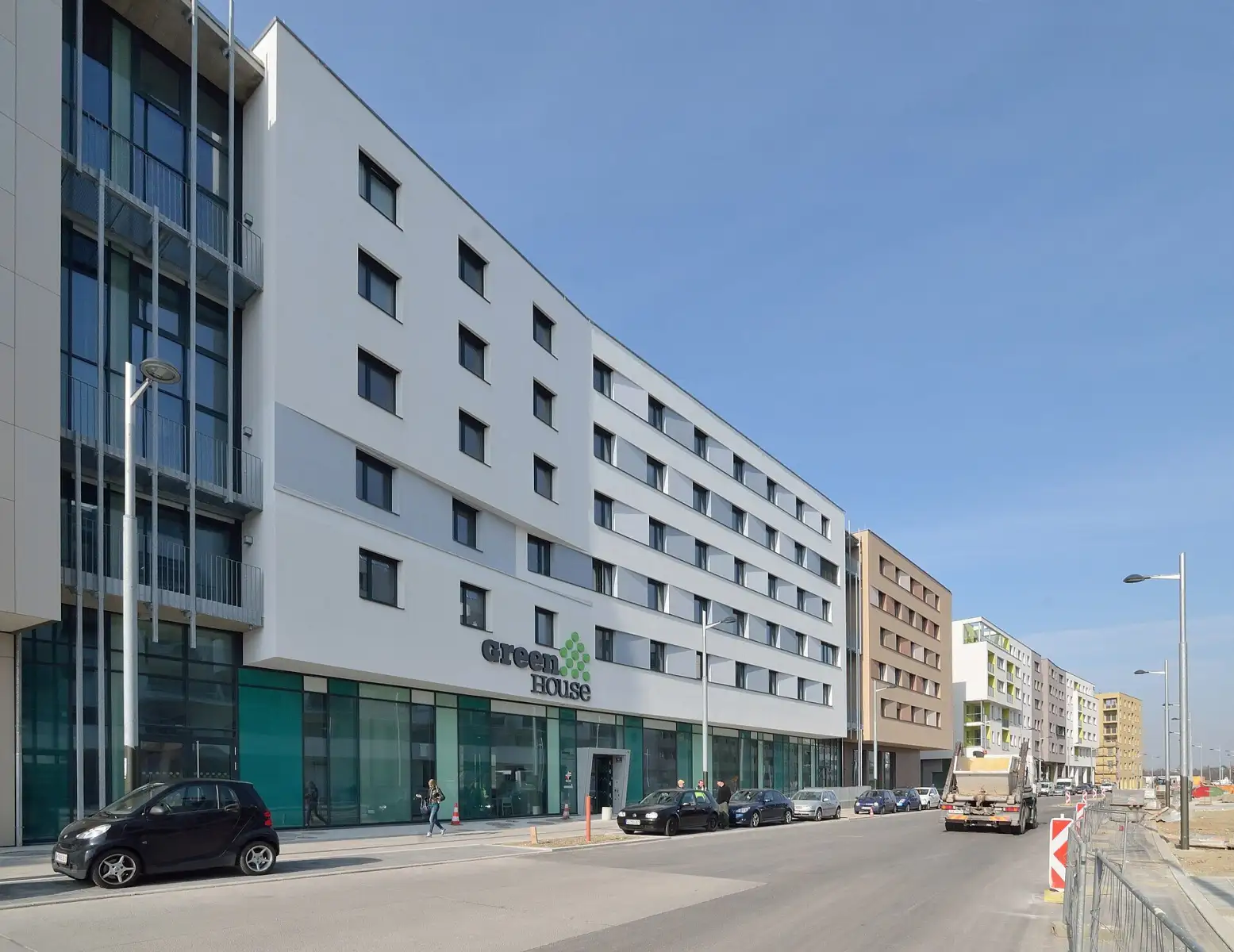 Neubau in der Seestadt Aspern in der Donaustadt