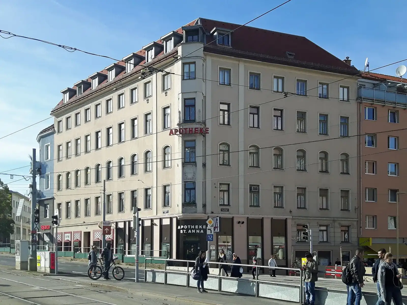 Wohn- und Geschäftshaus an der Meidlinger Hauptstraße 86